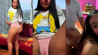 Vecino folla jovencita estaba sola en casa