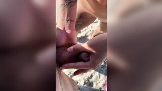 Kevlyn Santos Bangs on Beach