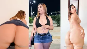 Novinha tirando a calcinha na rua