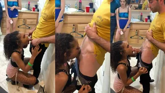 Shameless Beautiful Girl Blowjob