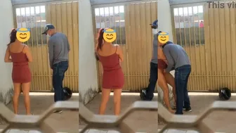 Sex with gas delivery man