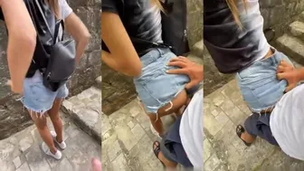 Dando uma rapidinha na rua