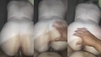 Chubby Babe Rides on Couch