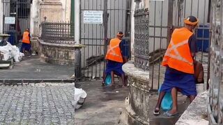 Flagra Follada en Calle de Río